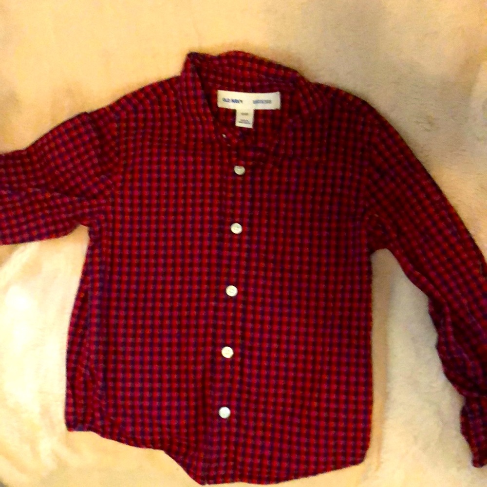 Boys old navy button down shirt